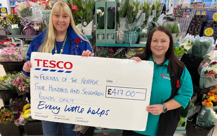 Tesco Booksales Raises £417.00!